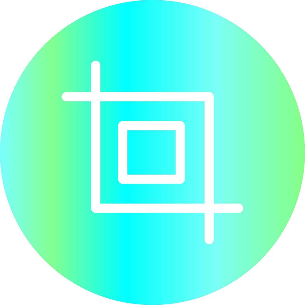 Crop Creative Icon Design vector