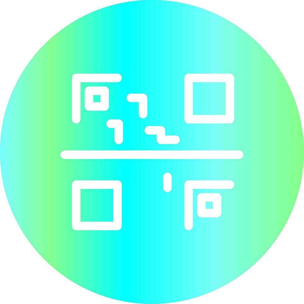 Qr Code Creative Icon Design vector