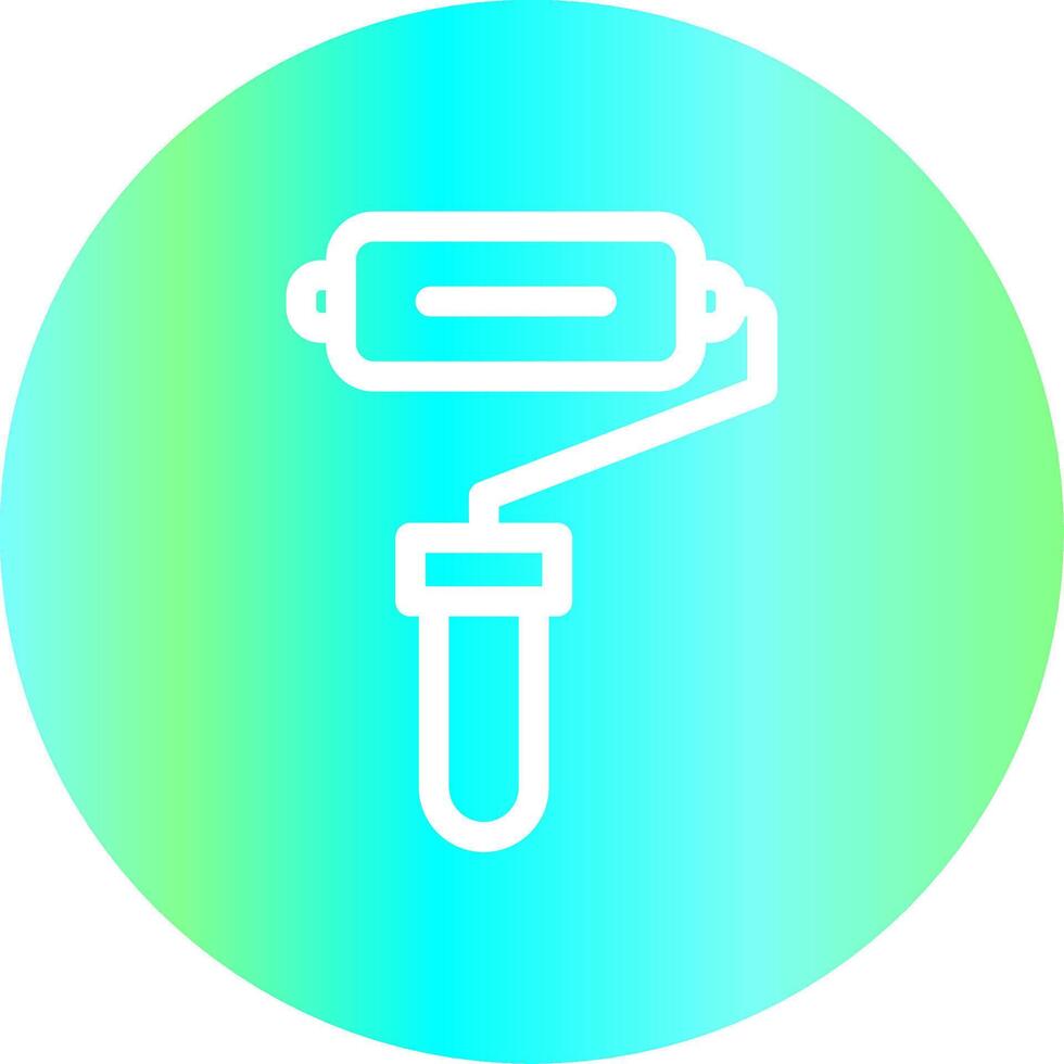 Paint Roller Creative Icon Design vector