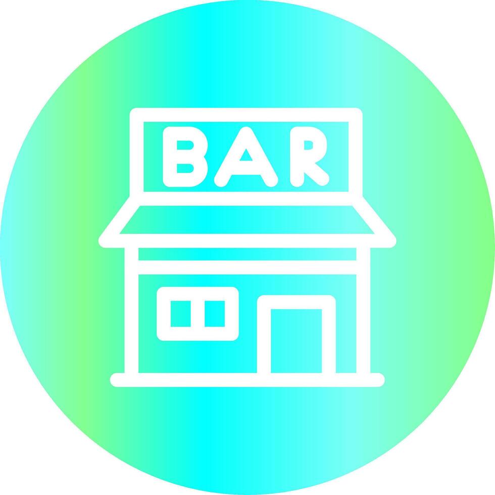 Bar Creative Icon Design vector