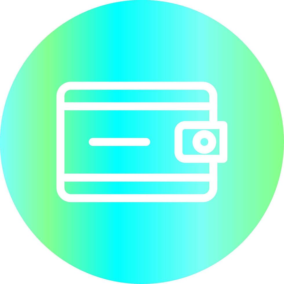 Wallet Creative Icon Design vector