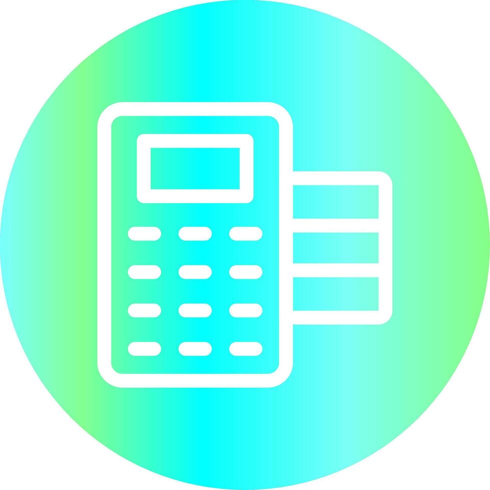 POS Terminal Creative Icon Design vector