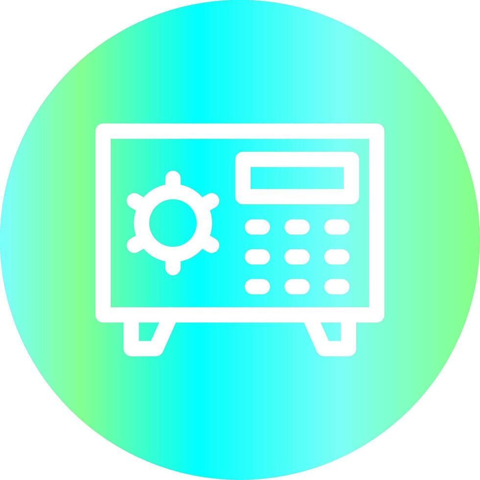 Safe Box Creative Icon Design vector