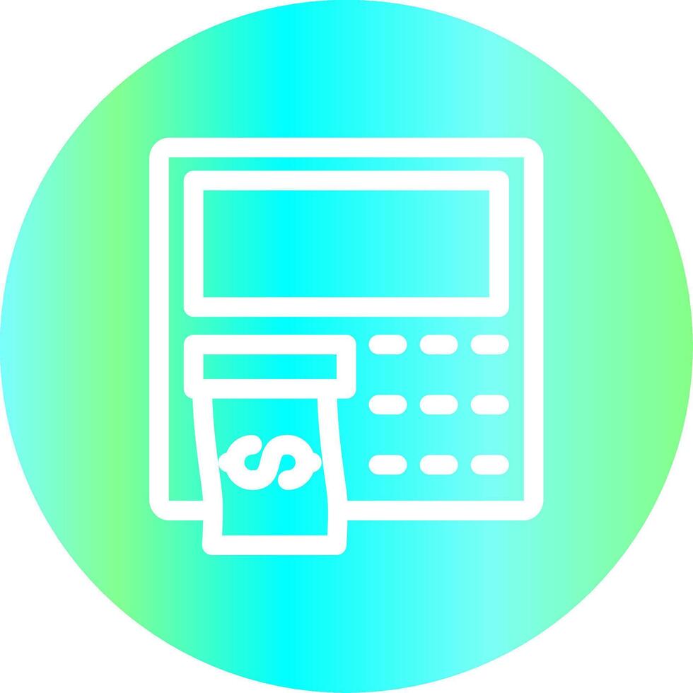 Atm Creative Icon Design vector