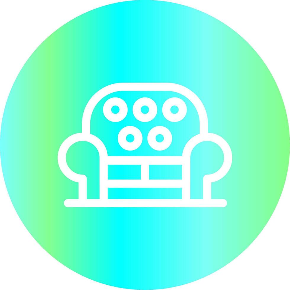 Sofa Creative Icon Design vector