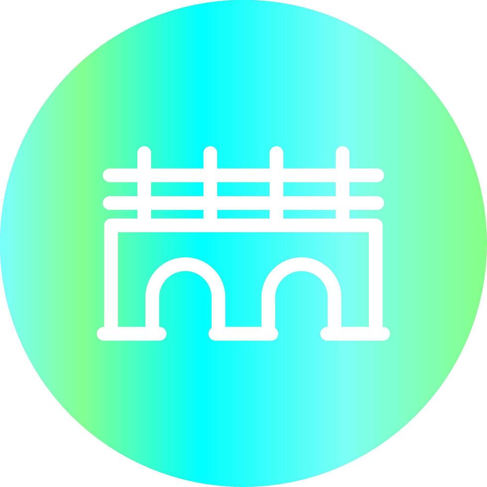 diseño de icono creativo de puente vector