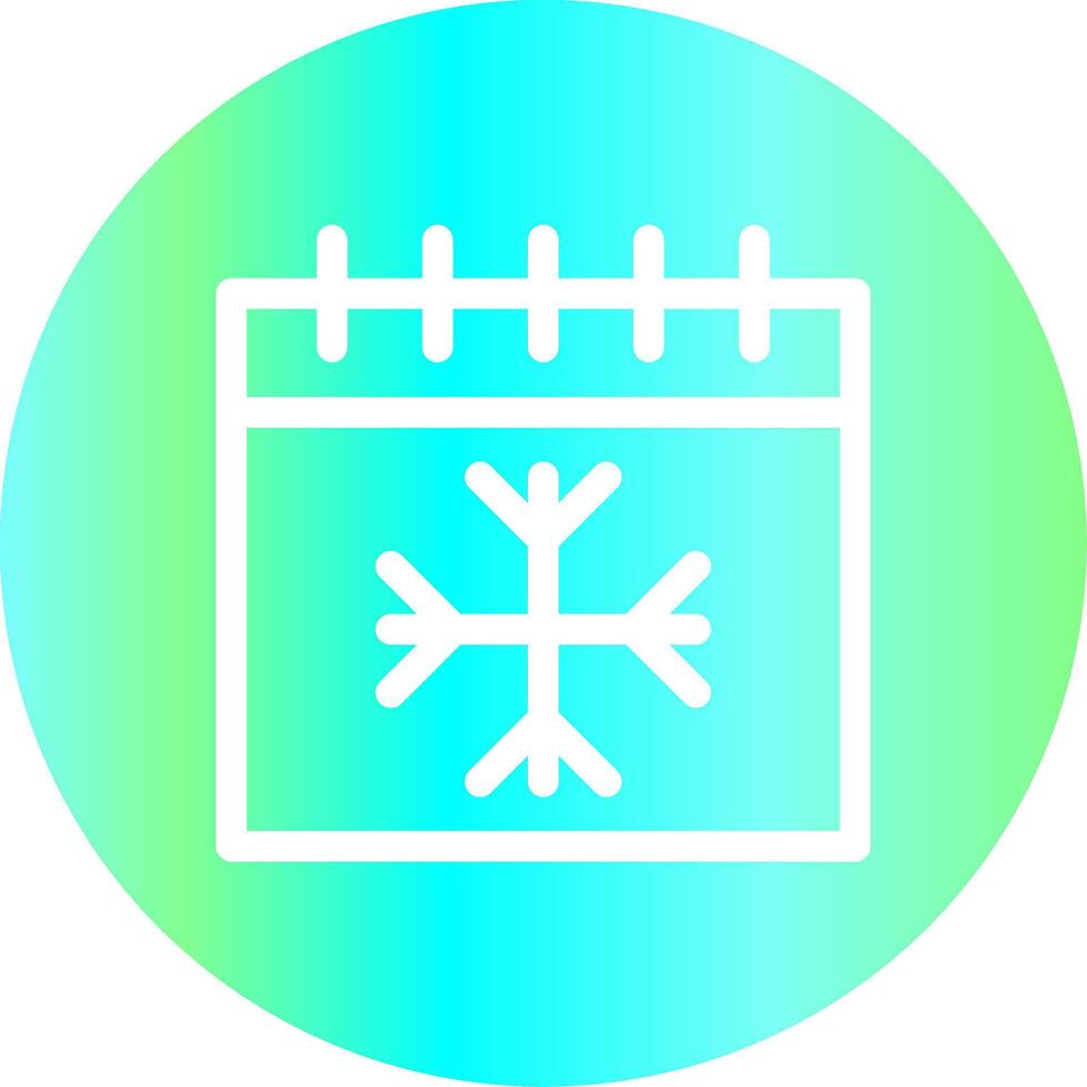 Winter Creative Icon Design vector
