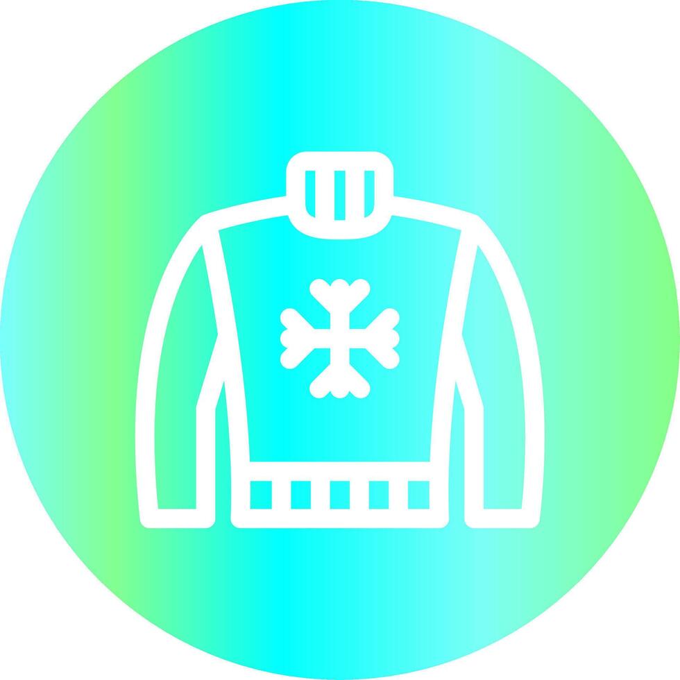 Sweater Creative Icon Design vector