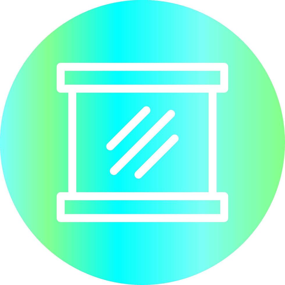 Mirror Creative Icon Design vector
