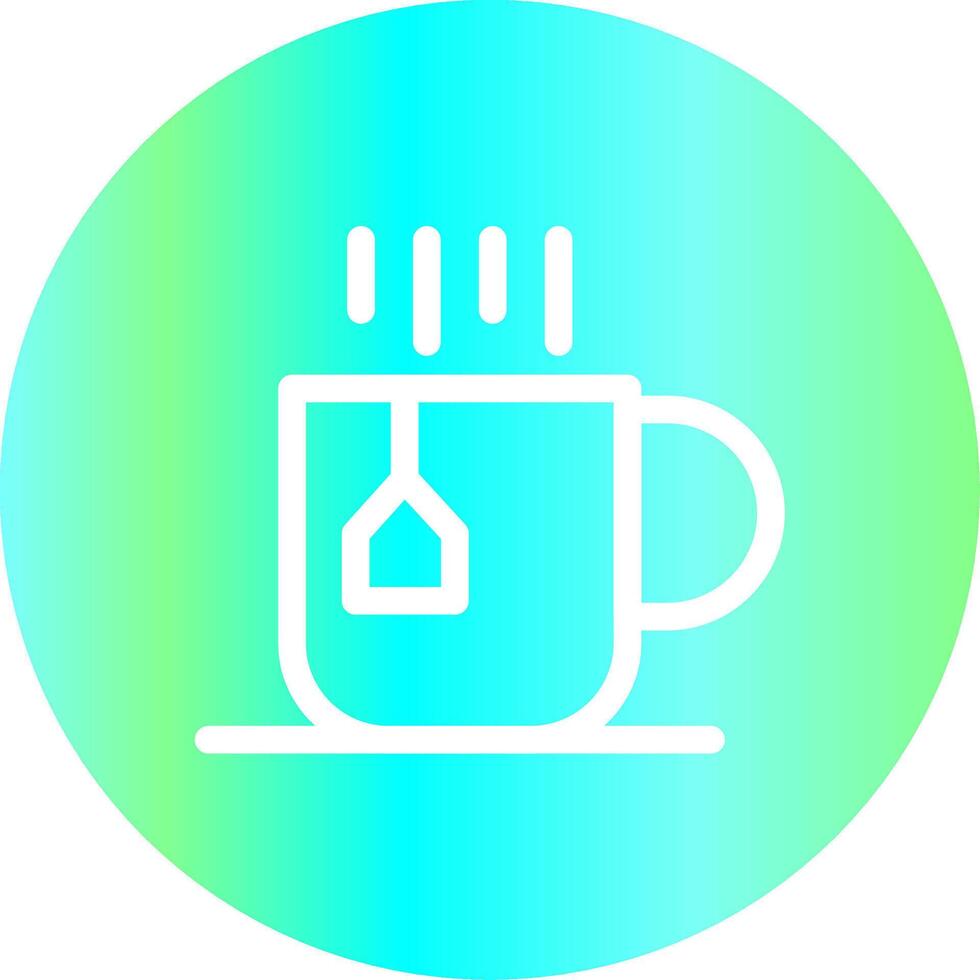 Tea Cup Creative Icon Design vector