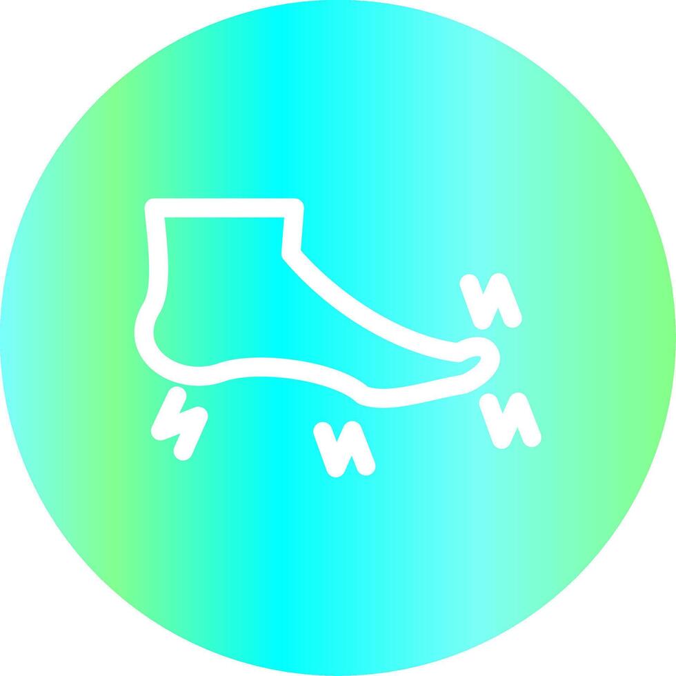 Foot Creative Icon Design vector