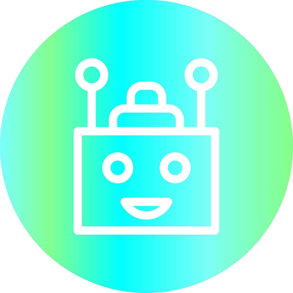 Chatbot Creative Icon Design vector