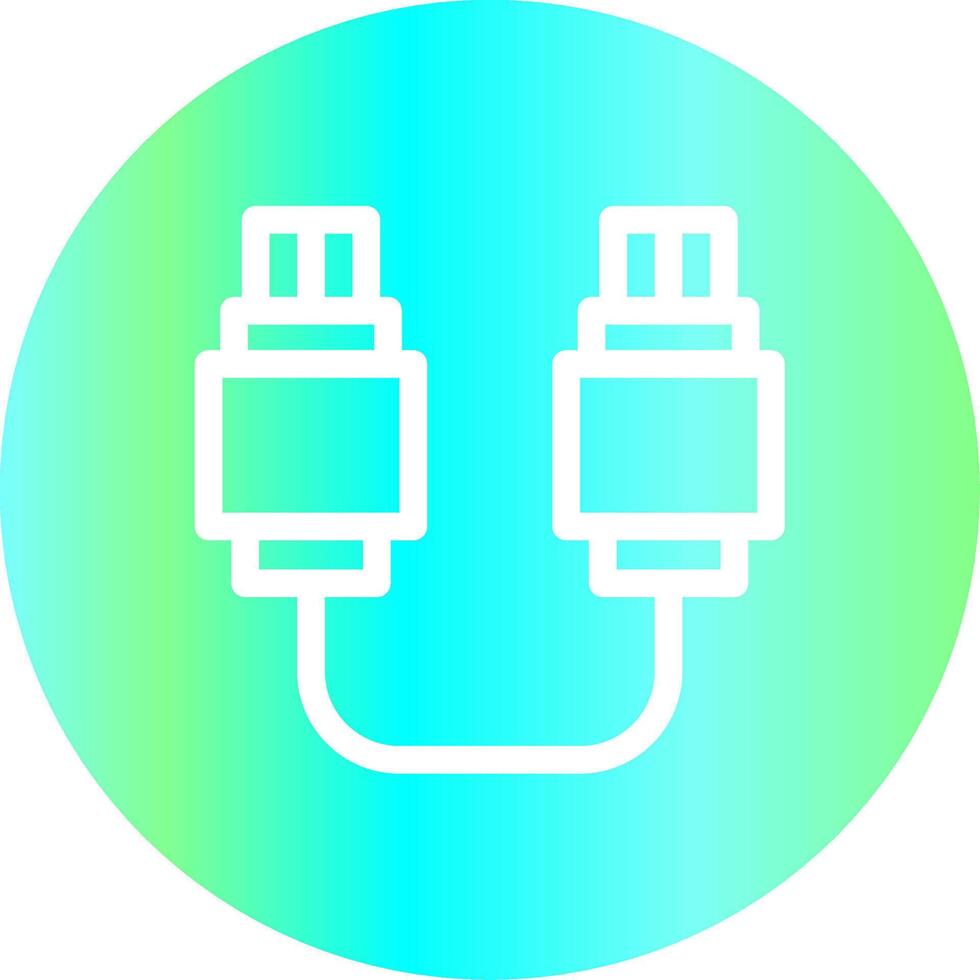 Usb Connection Creative Icon Design vector