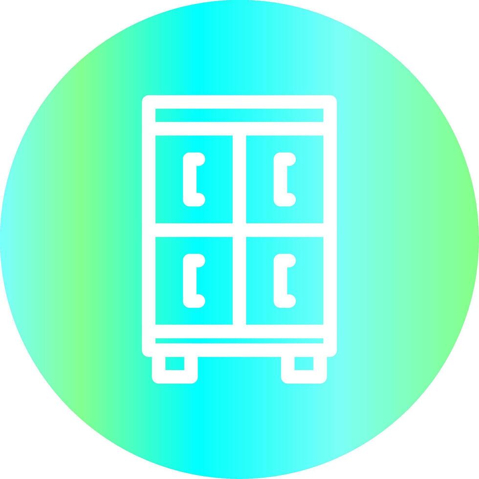 Office Locker Creative Icon Design vector