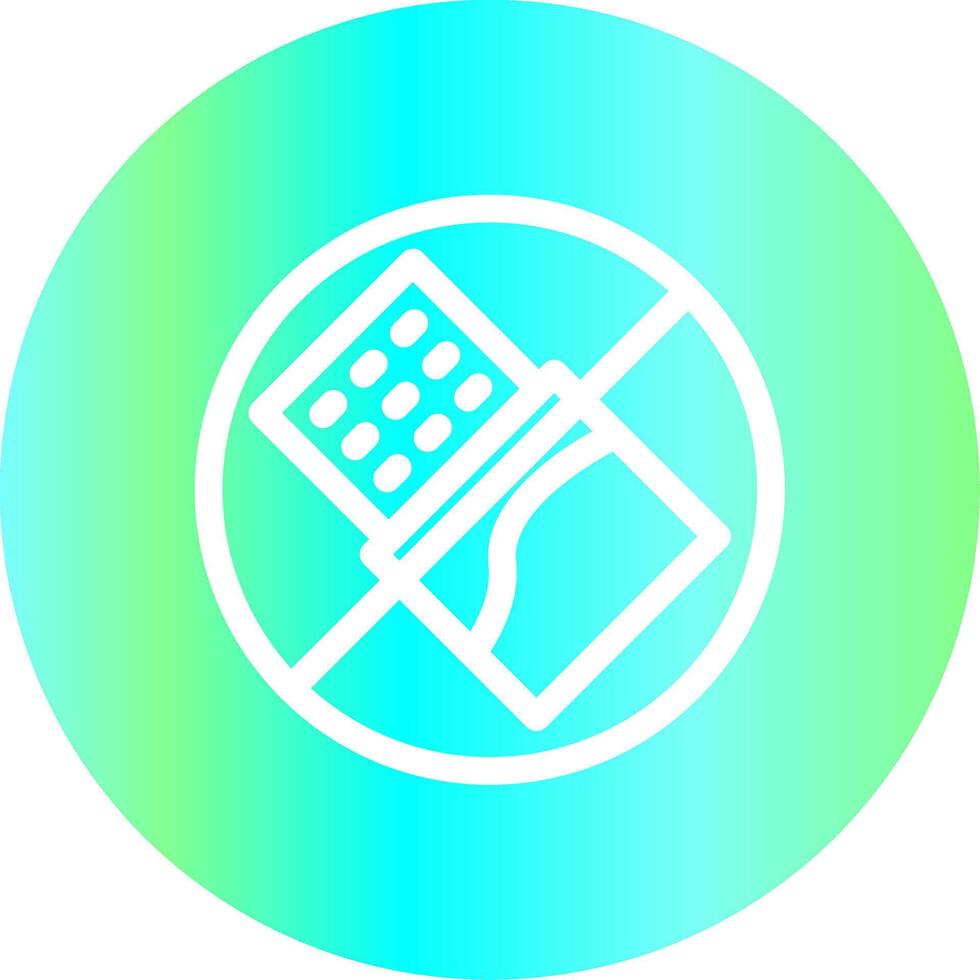 No Chocolate Creative Icon Design vector