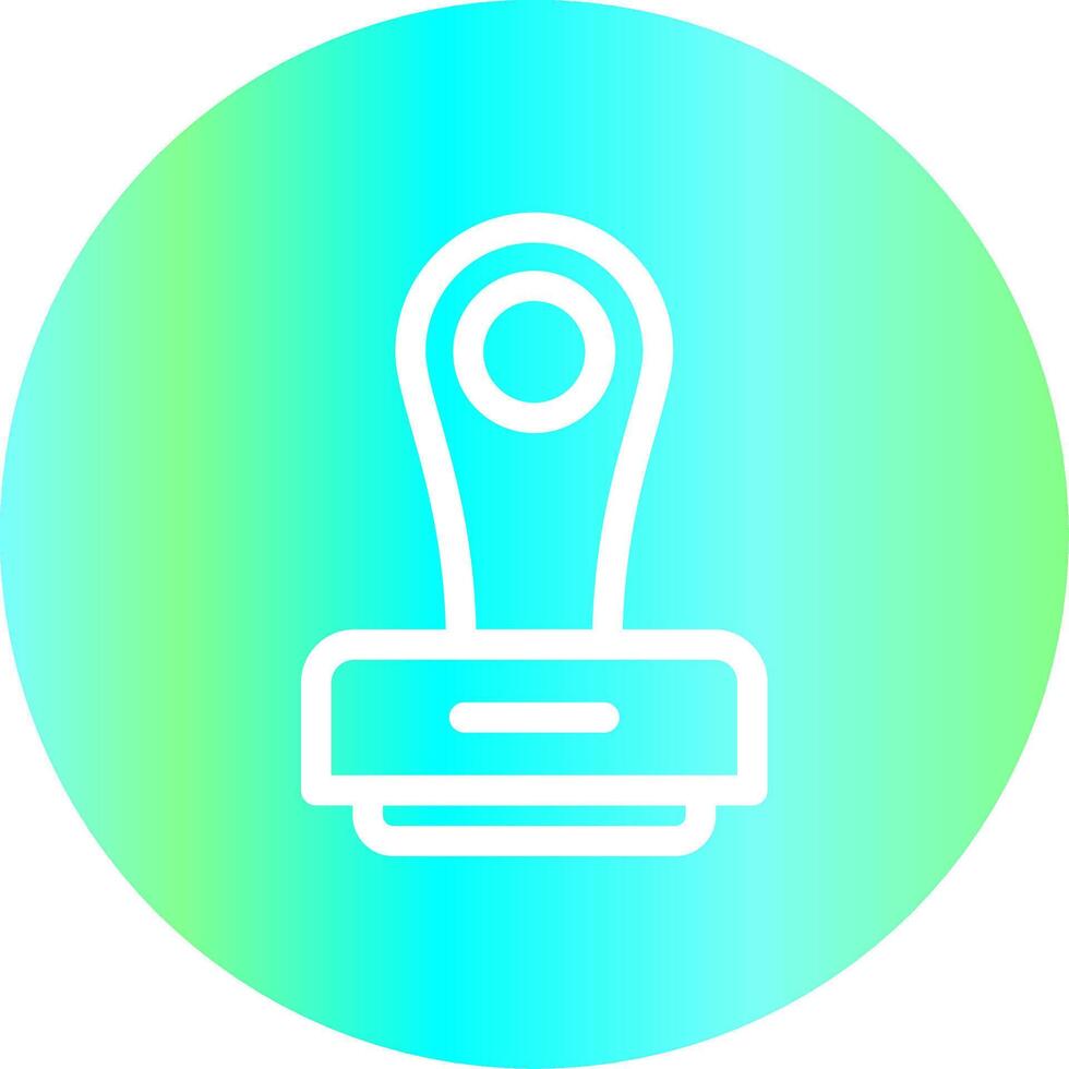 Stamp Creative Icon Design vector