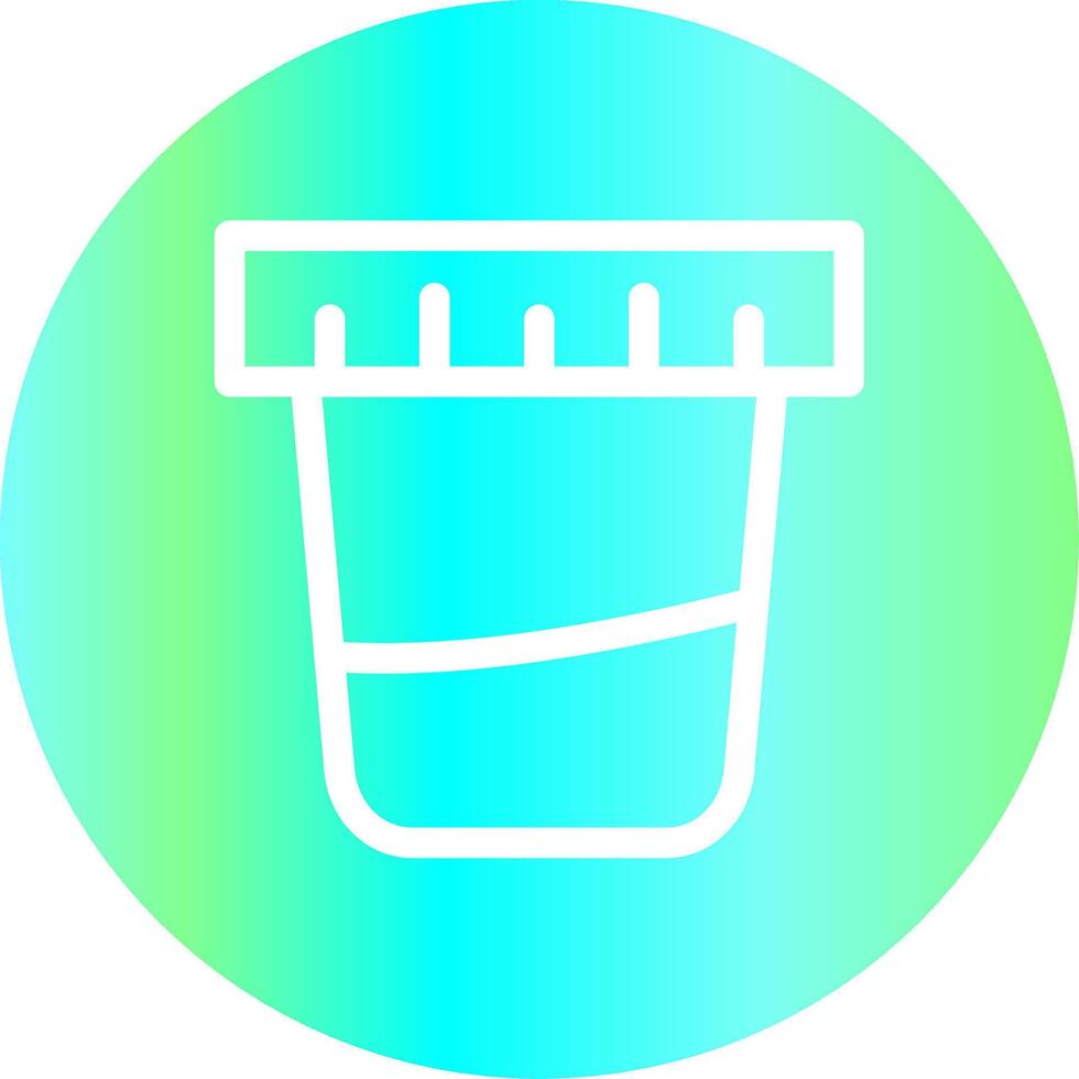 Urine Test Creative Icon Design vector