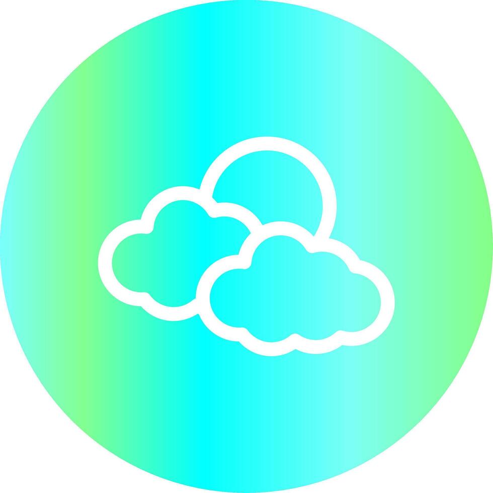 diseño de icono creativo de nubes vector