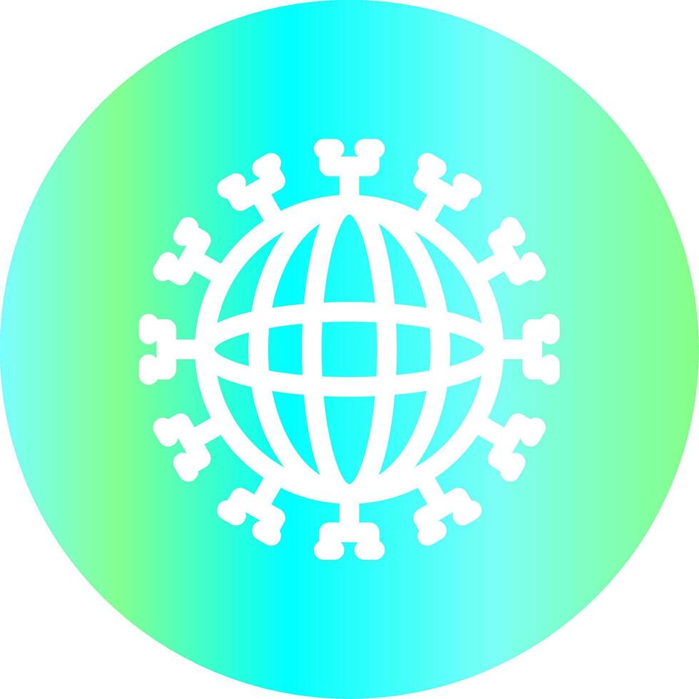 Global Network Creative Icon Design vector