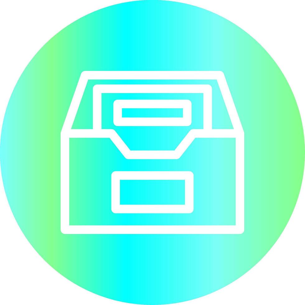 Files Box Creative Icon Design vector