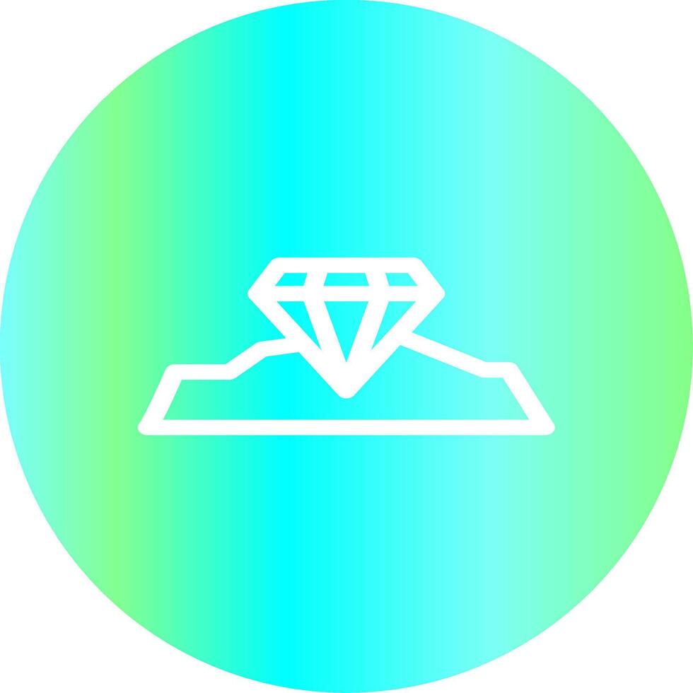 diseño de icono creativo de diamante vector