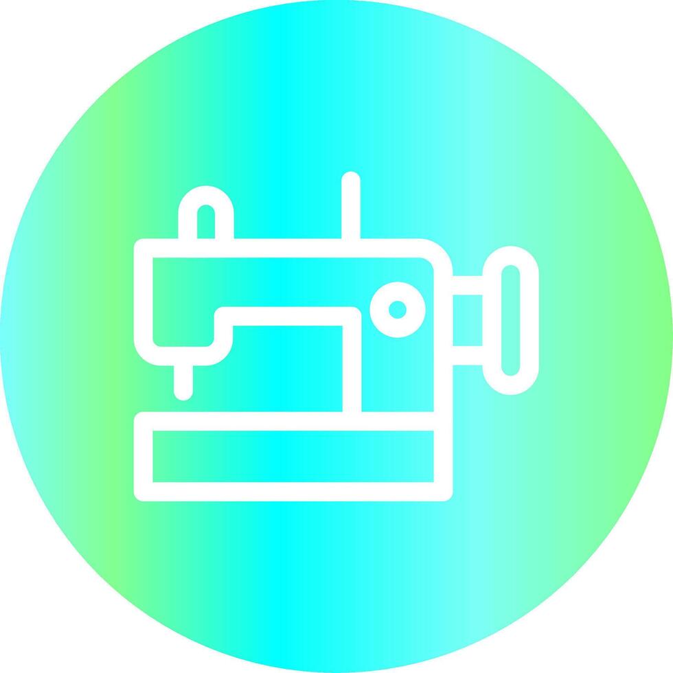 Sewing Machine Creative Icon Design vector