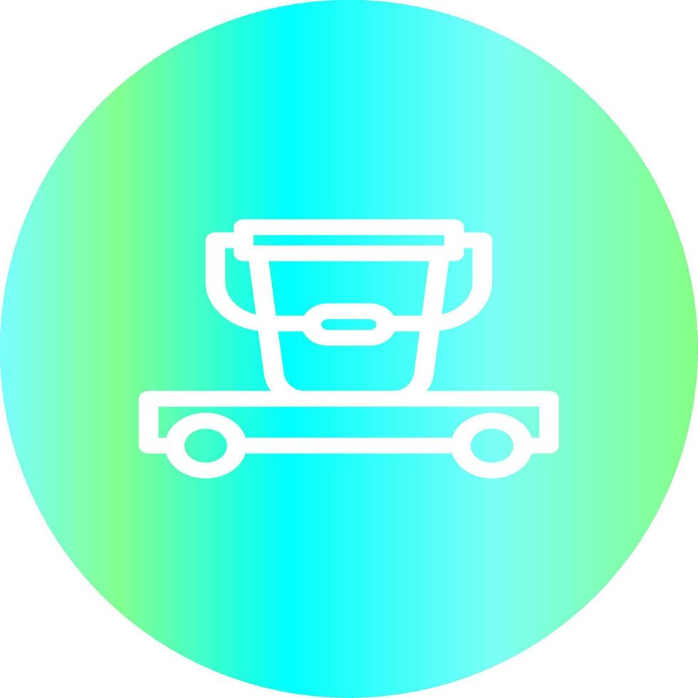 carro de limpieza diseño de icono creativo vector