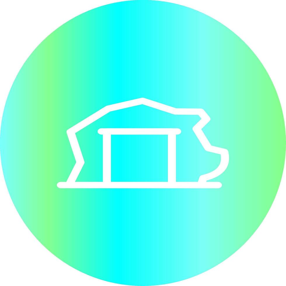 Mining Tunnel Creative Icon Design vector