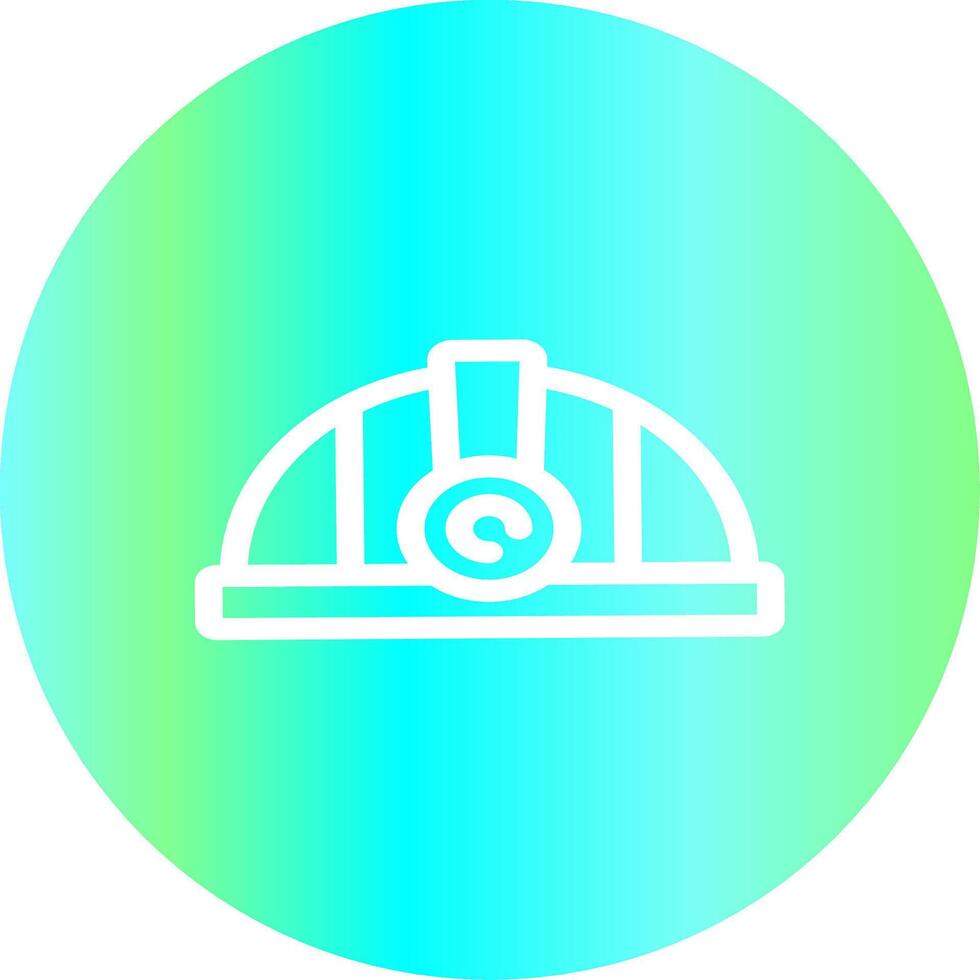 Helmet Creative Icon Design vector