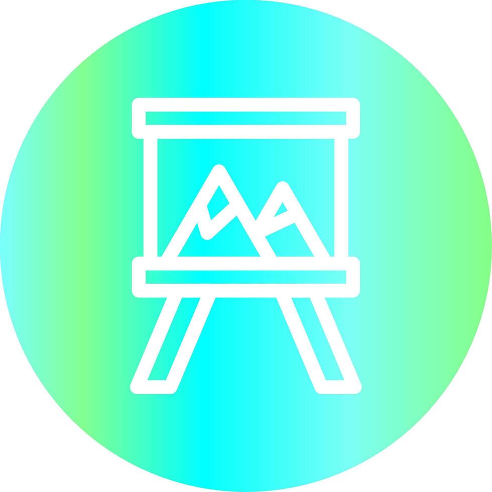Canvas Creative Icon Design vector
