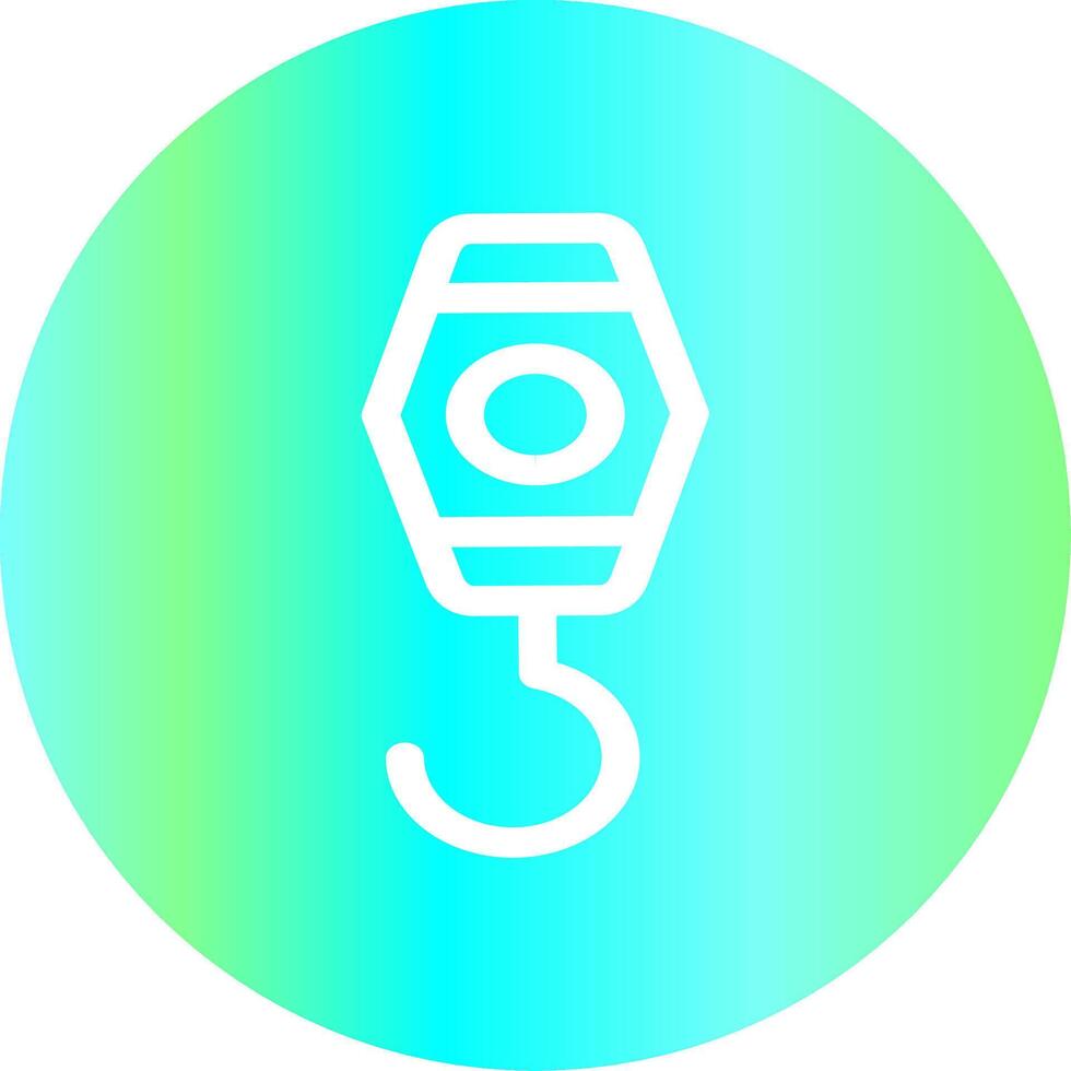 Hook Creative Icon Design vector