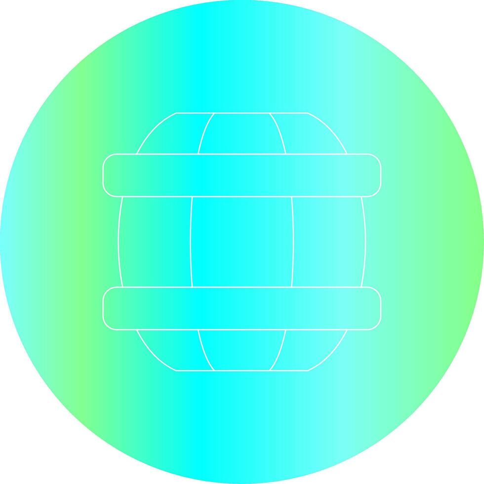 diseño de icono creativo de barril vector