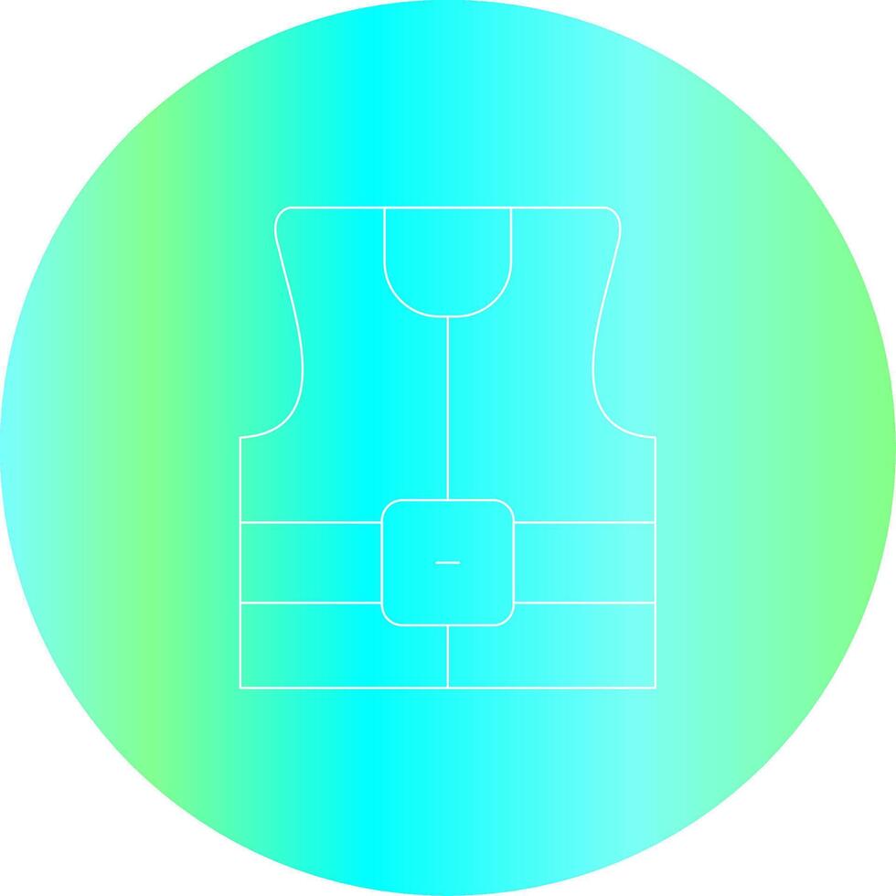 Lifejacket Creative Icon Design vector