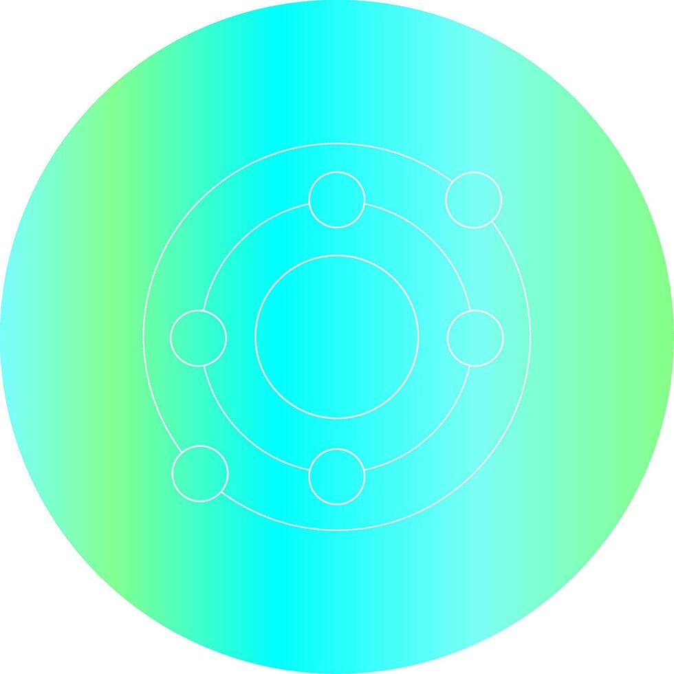 Planet Creative Icon Design vector