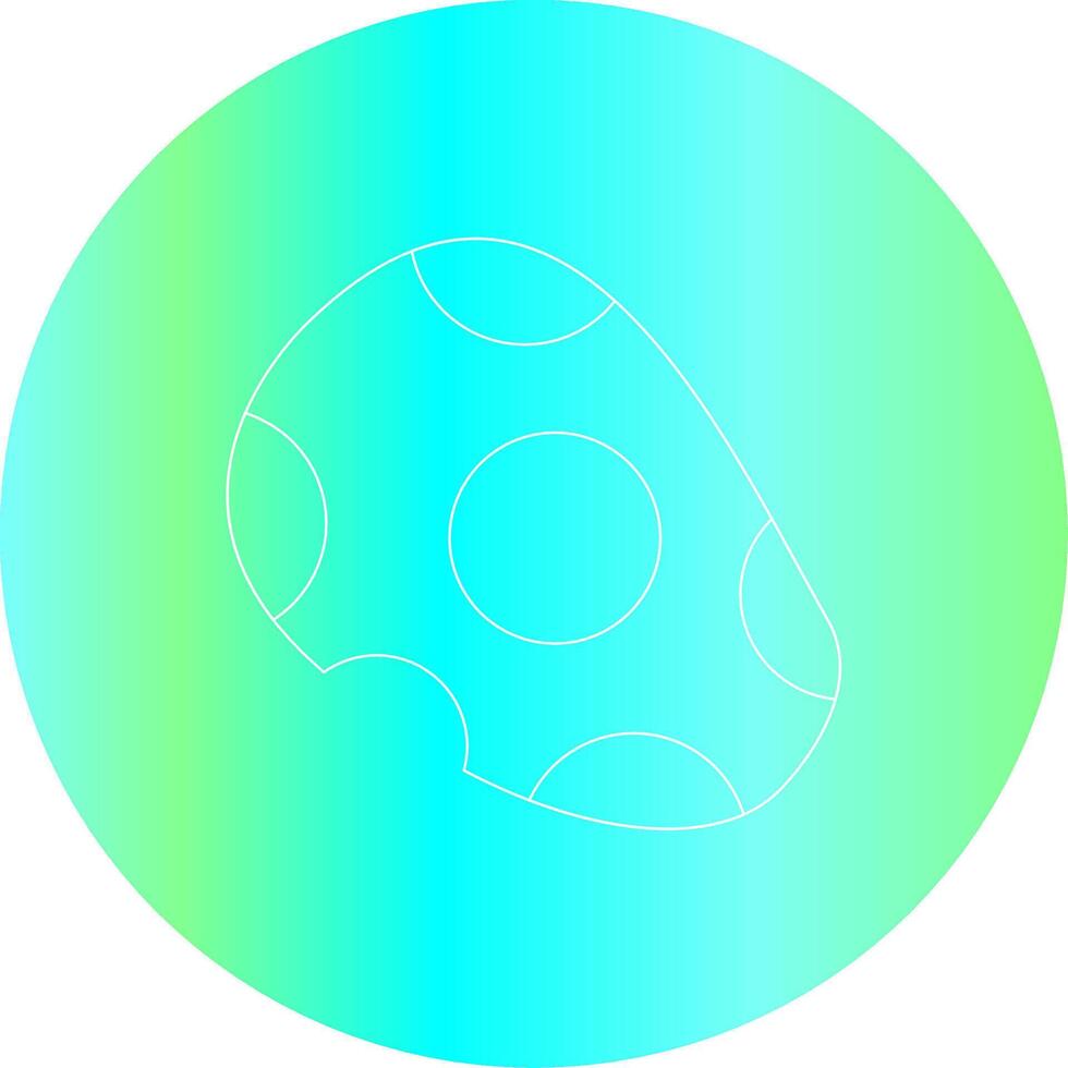 Asteroid Creative Icon Design vector