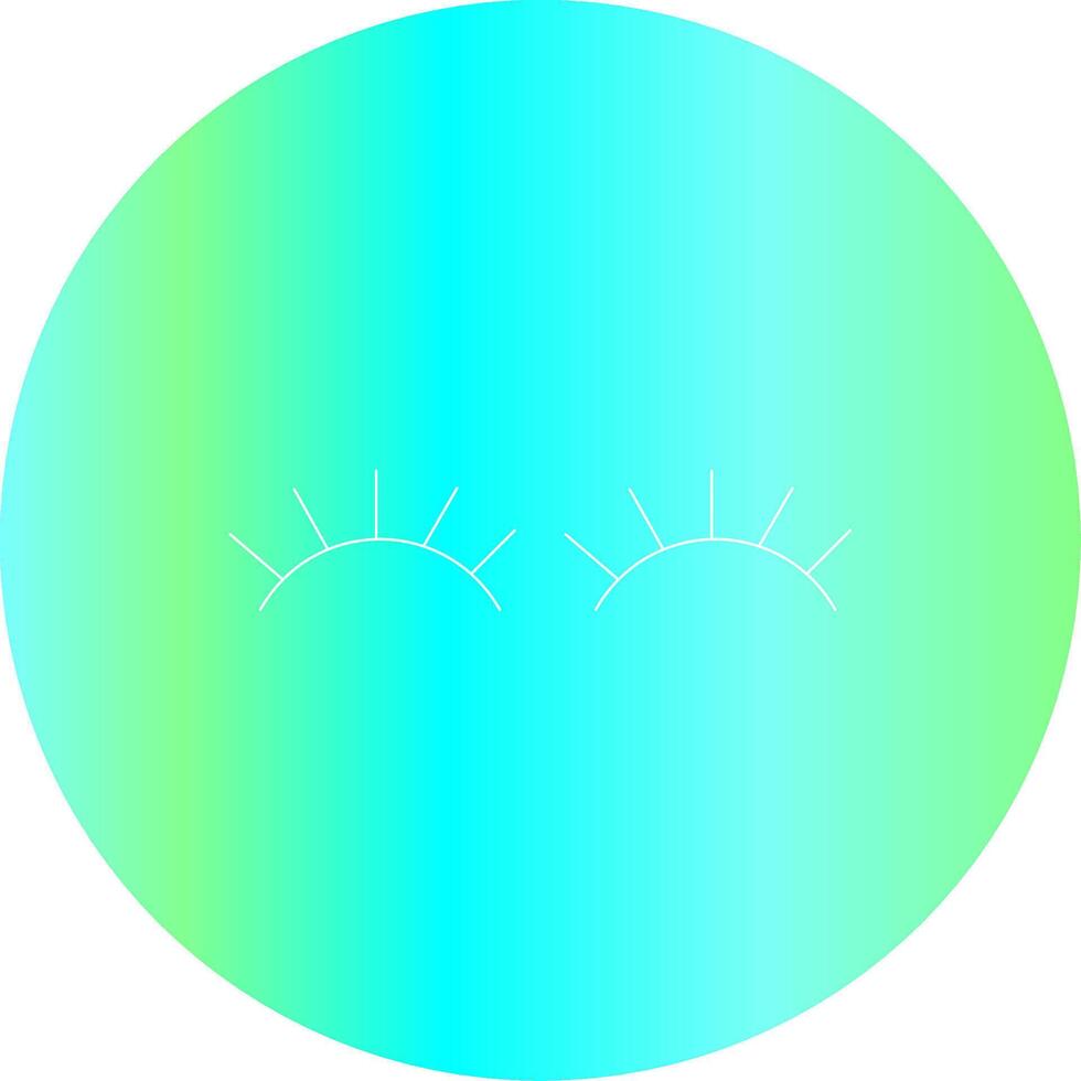Eyelashes Creative Icon Design vector