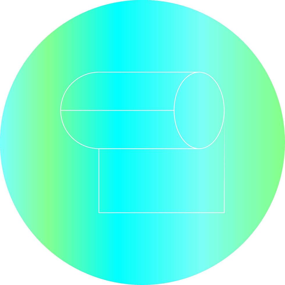 Tissue Roll Creative Icon Design vector