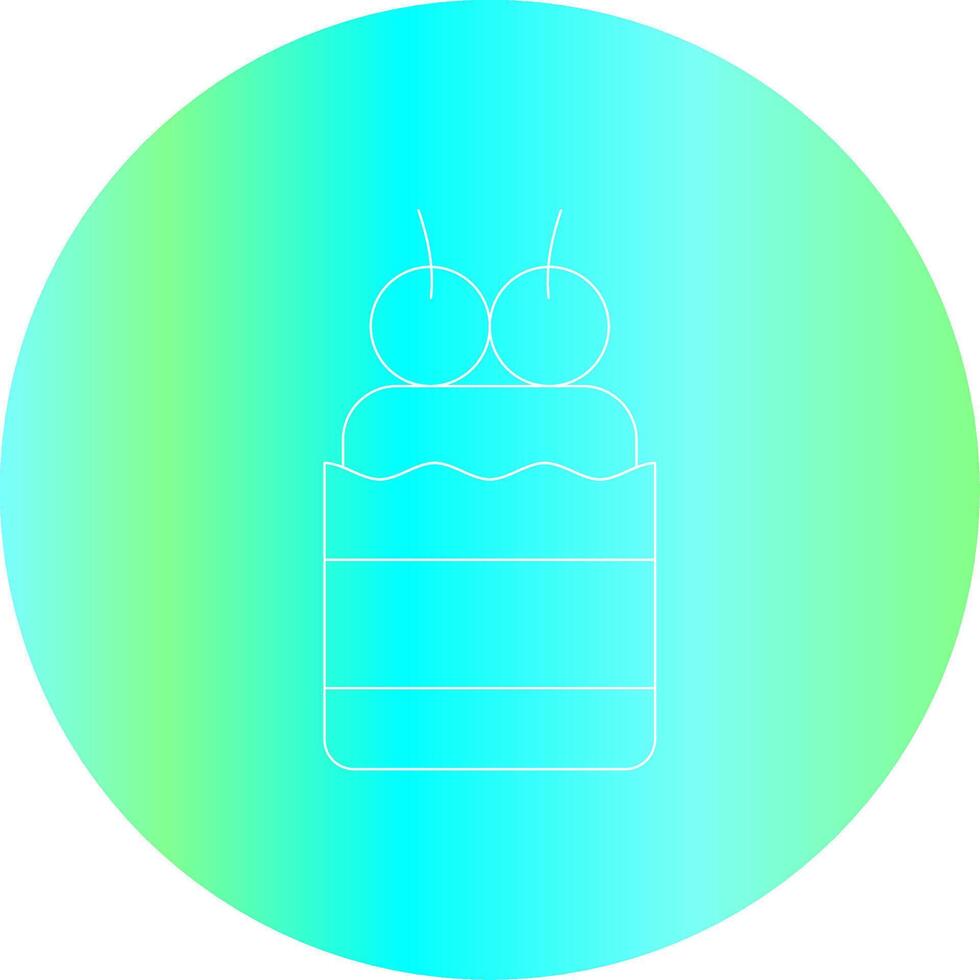 Cupcake Creative Icon Design vector