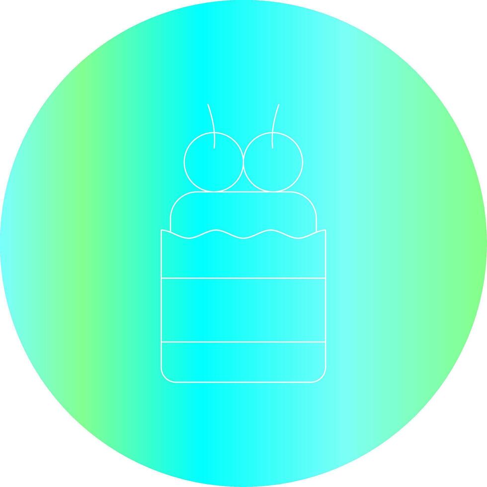 Cupcake Creative Icon Design vector