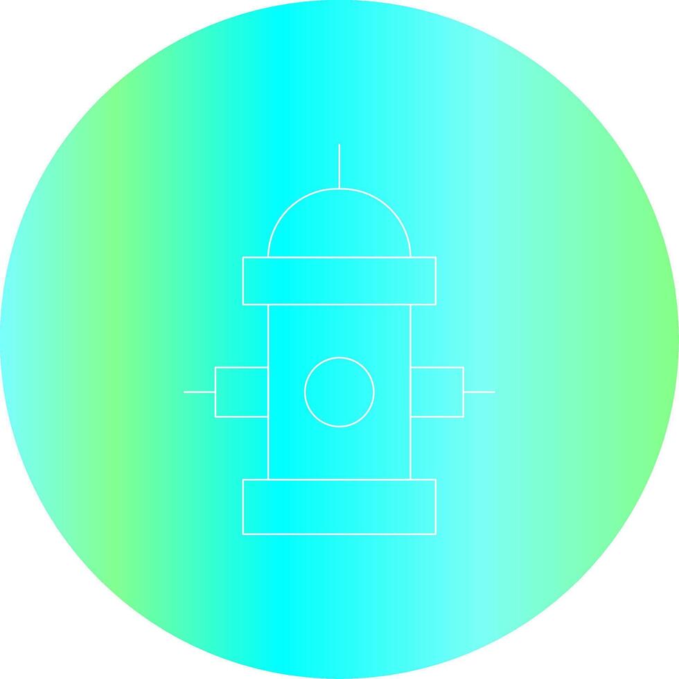 Fire Hydrant Creative Icon Design vector
