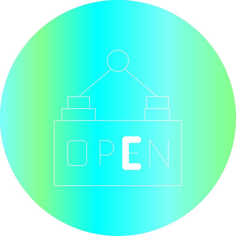 Open Creative Icon Design vector