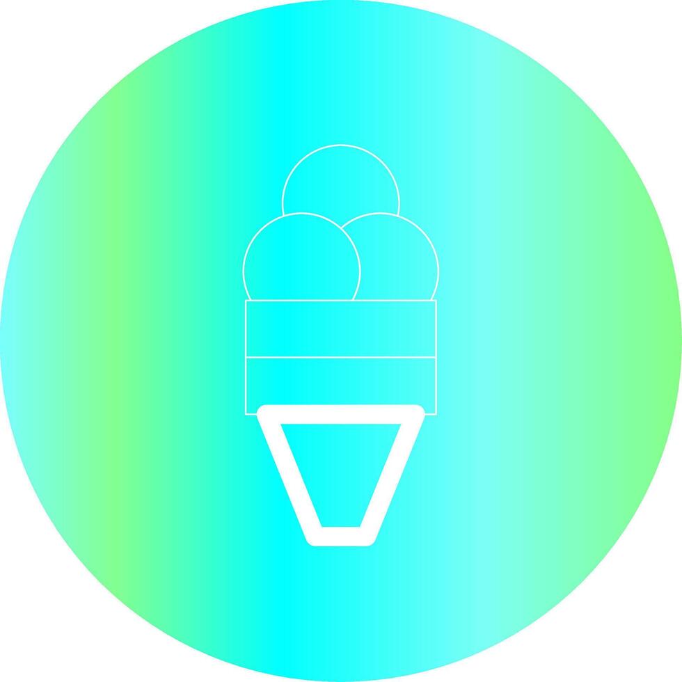 diseño de icono creativo de helado vector