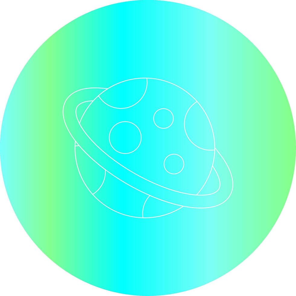 Planet Creative Icon Design vector