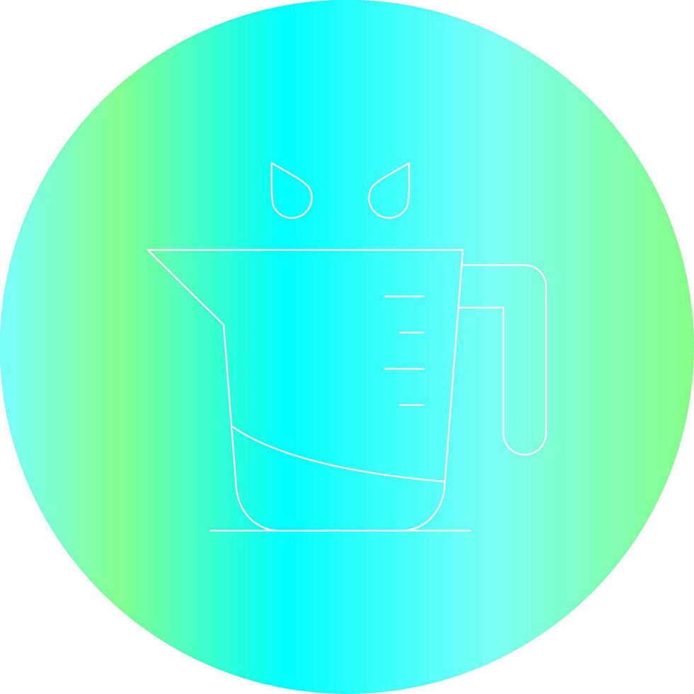 Measuring Glass Creative Icon Design vector