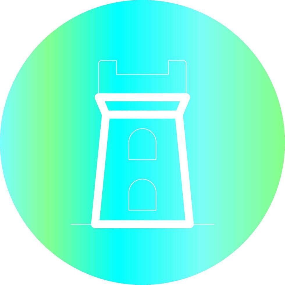diseño de icono creativo de torre vector