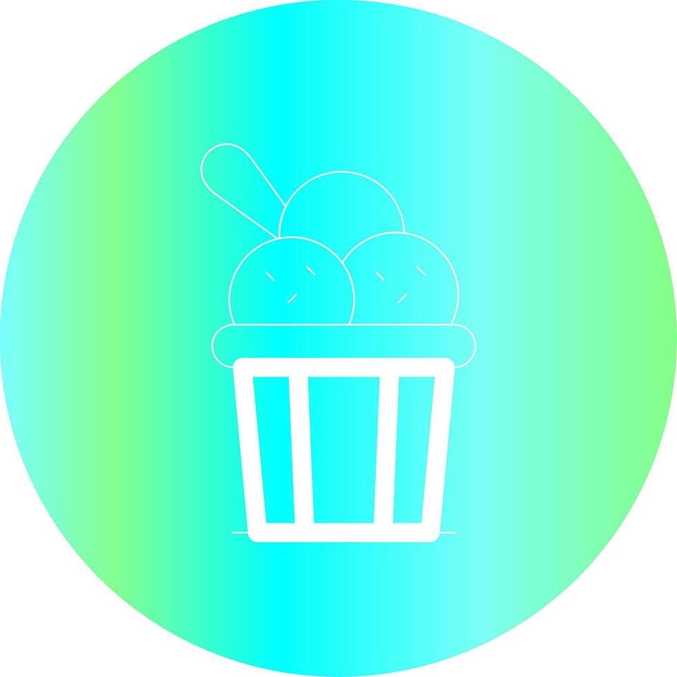 Ice Cream Creative Icon Design vector