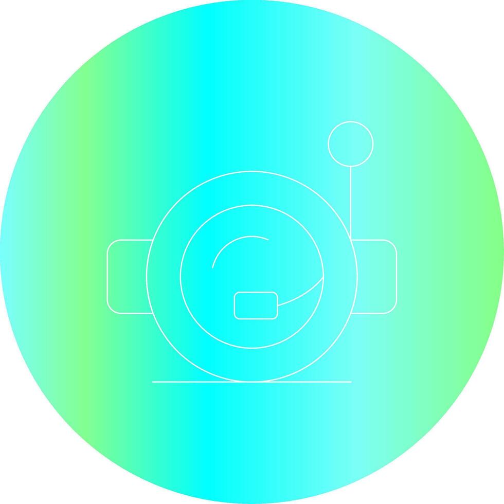 Astronaut Helmet Creative Icon Design vector