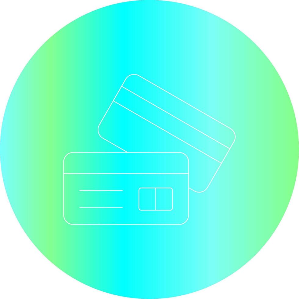 diseño de icono creativo de tarjeta de crédito vector