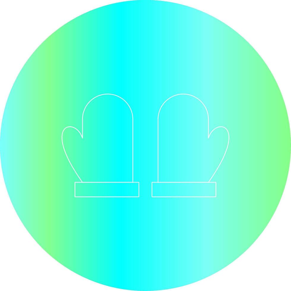 Kitchen Glove Creative Icon Design vector