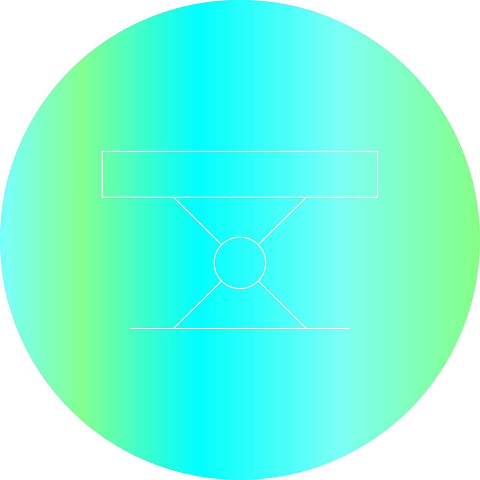Folding Table Creative Icon Design vector